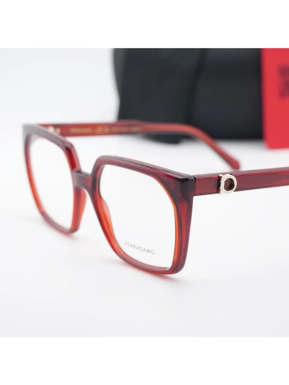 Salvatore Ferragamo SF3042E 612 Square Eyeglasses 55mm – Burgundy